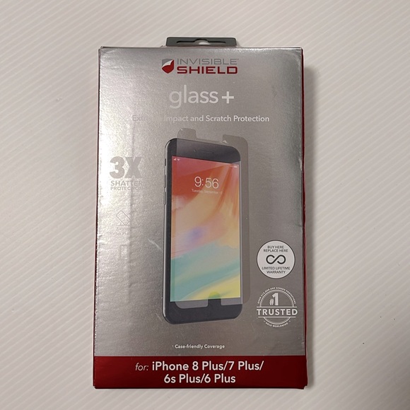 Brand New iPhone 8 Plus / 7 Plus / 6s Plus / 6 Plus Glass+ Screen Protector - Picture 1 of 2